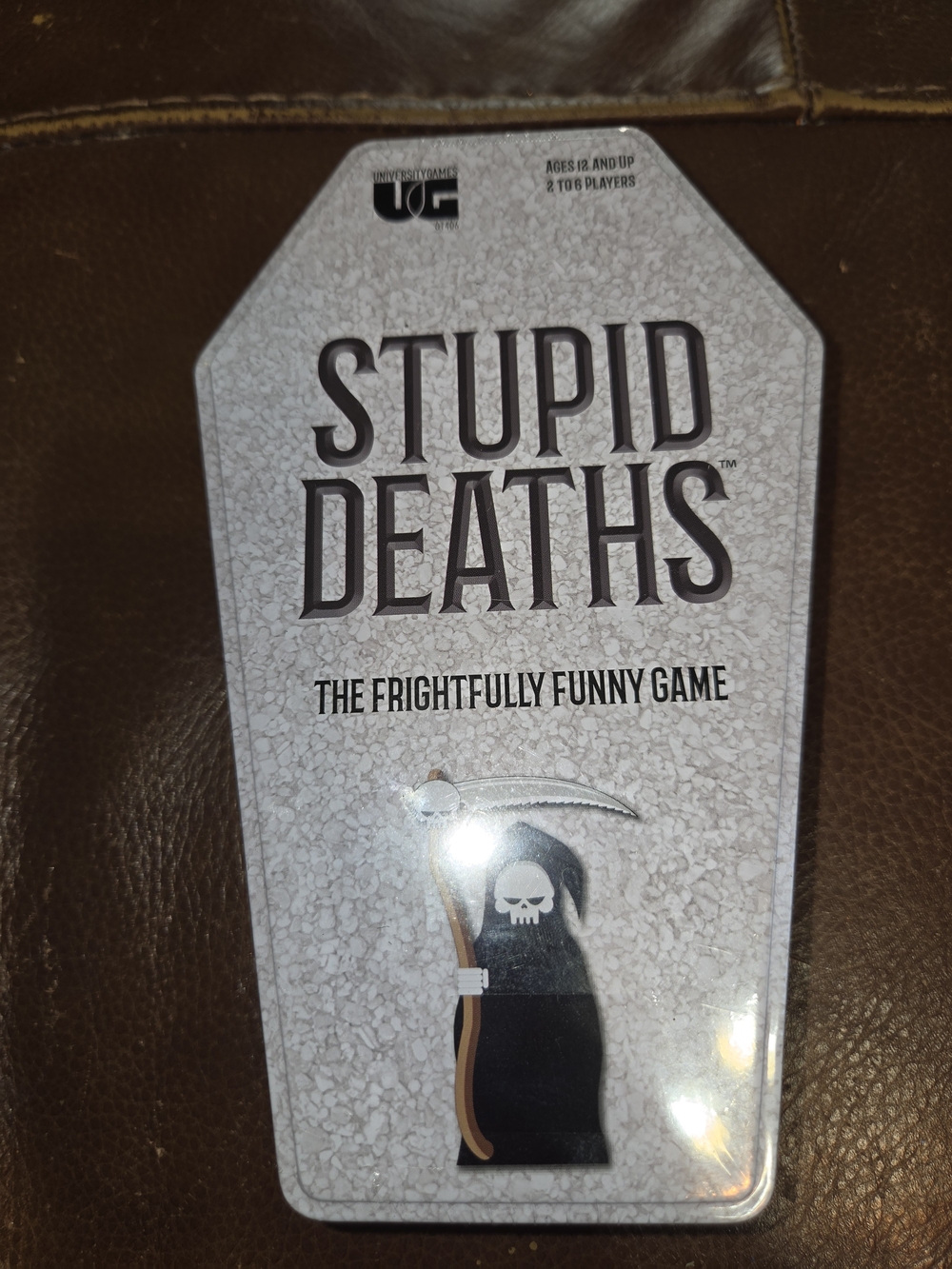 Stupid Deaths The Frightfully Funny Game - Gray NWT